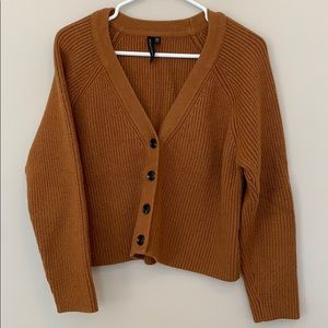 XS Knotsisters cardigan saddle/camel/caramel